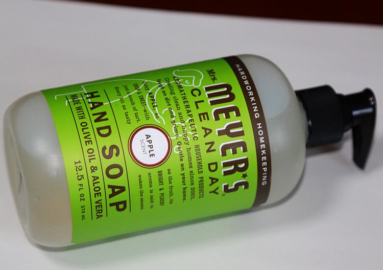 Mrs. Myers clean day: a favorite all natural liquid hand soap in our household.