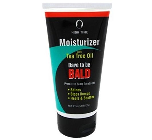 High Time's cream has an anti-bump effect. In this sense, I think it's one of the best moisturizers for black bald heads prone to such irritations.