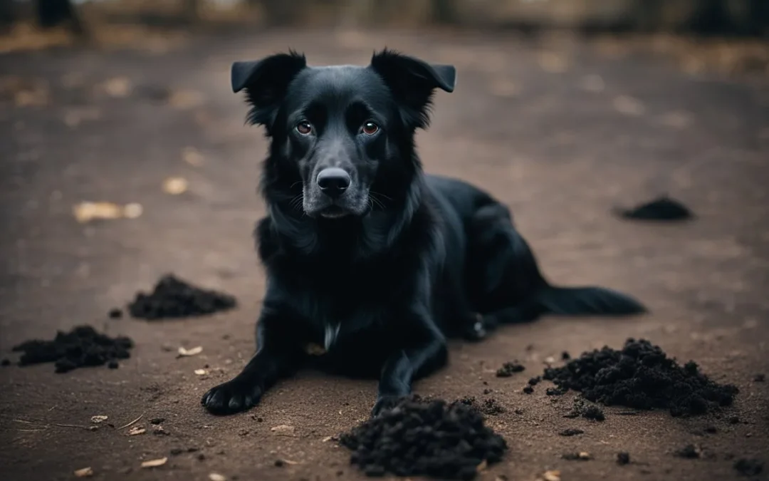 Why Is My Dog’s Poop Black: Causes and When to Worry