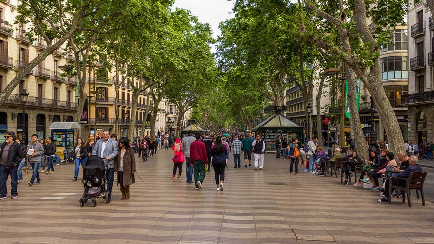 Shadow of the Wind La Rambla